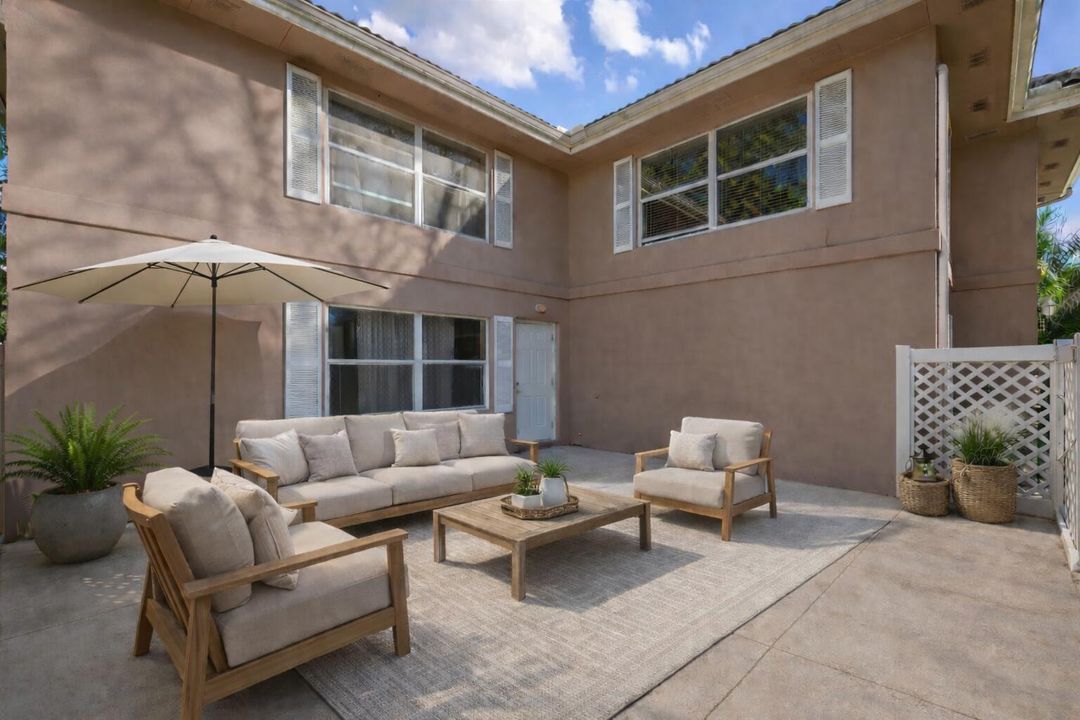 STAGED PATIO