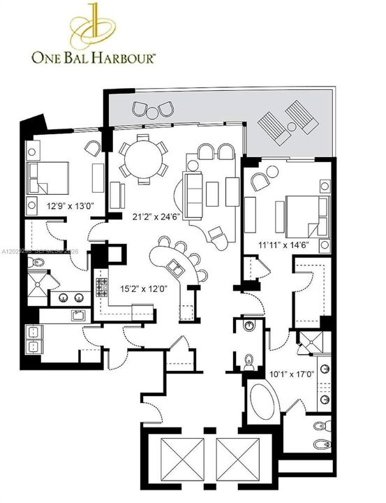 For Sale: $3,950,000 (2 beds, 2 baths, 2009 Square Feet)