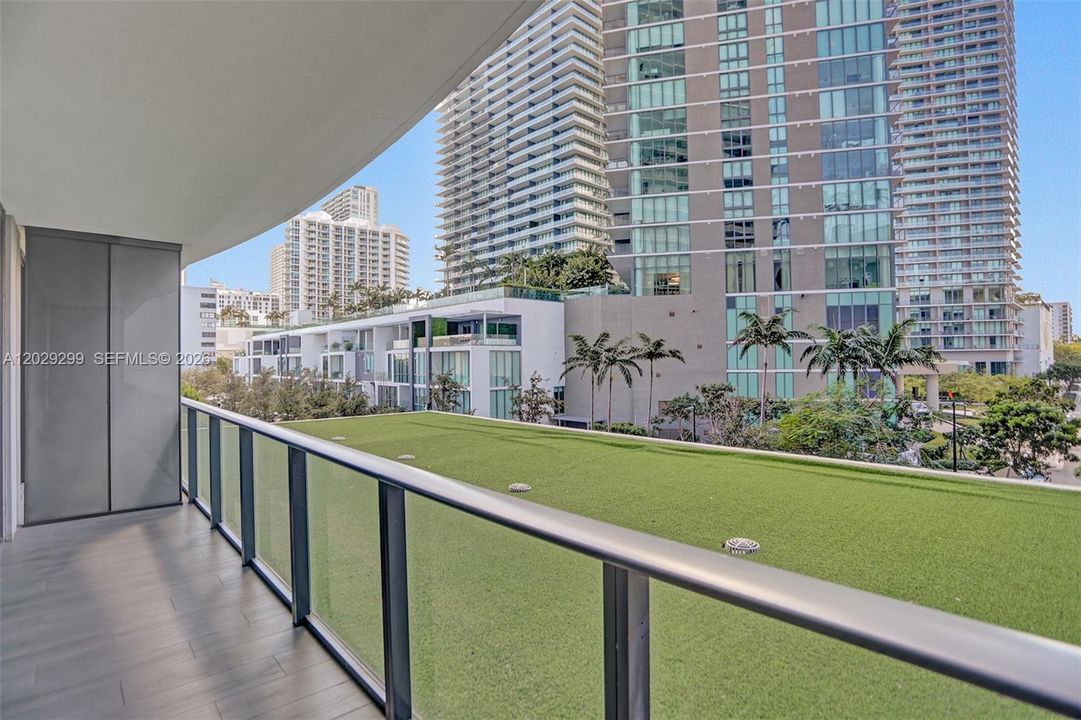 Second Balcony is accessible to the 2nd & 3rd Bedrooms