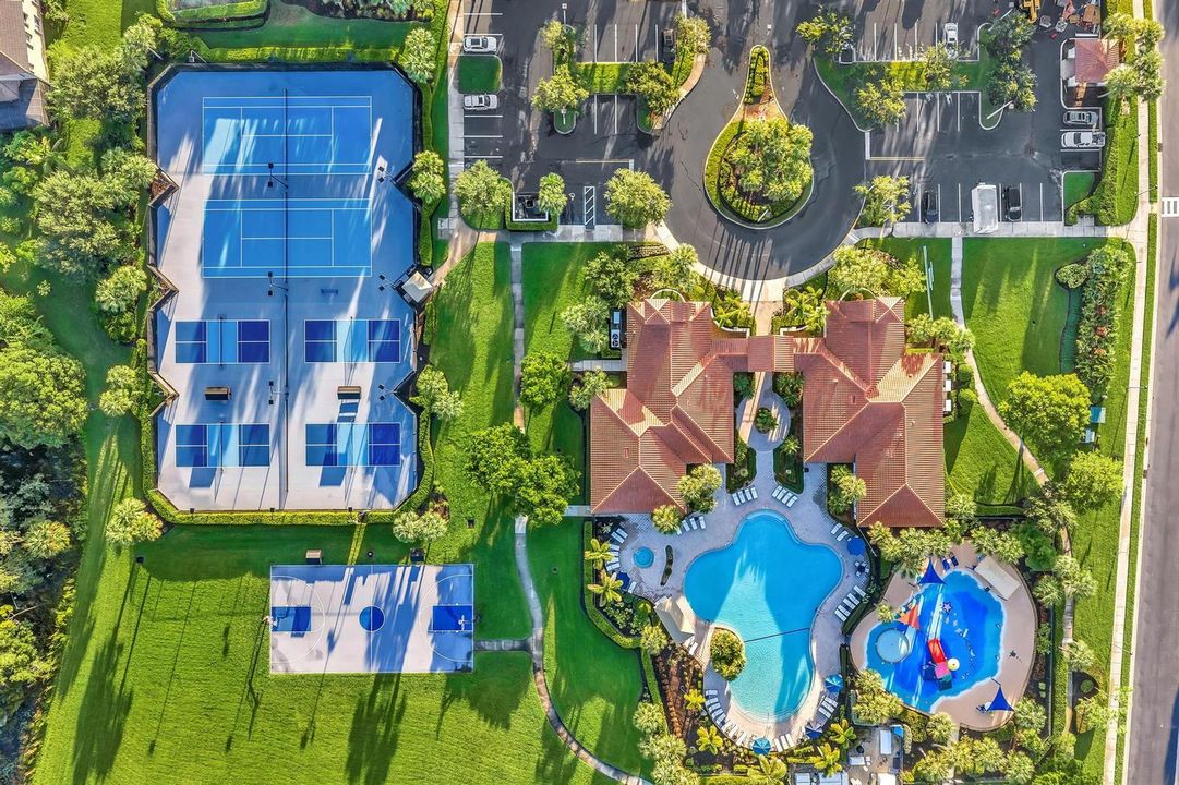 Community Pool Aerial