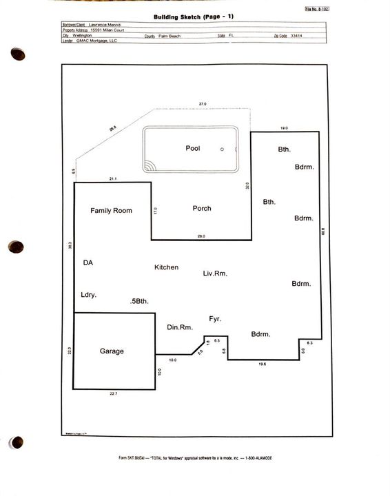 15591 Milan Ct floorplan