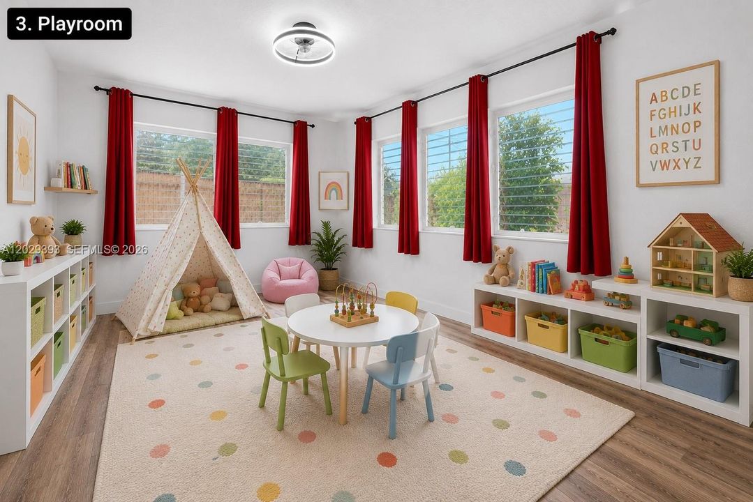 Virtual Staging of Flex Space