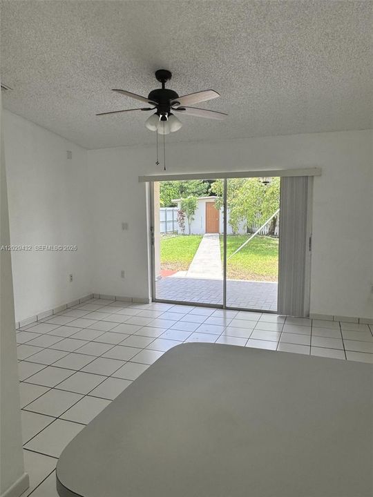 View from Kitchen to Patio