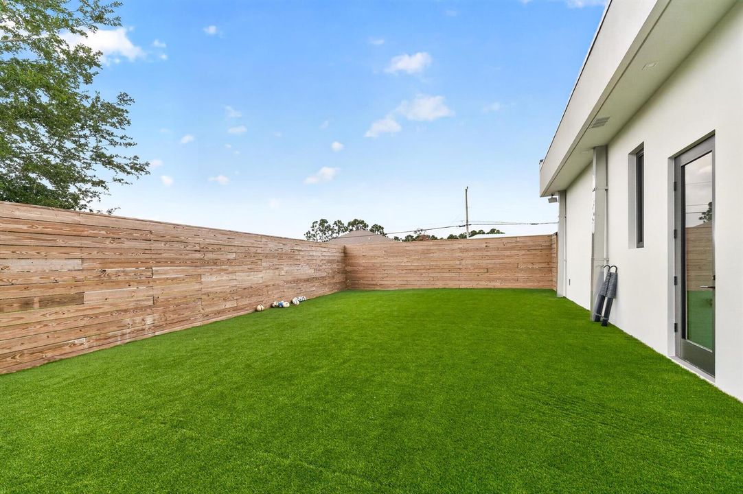 TURF BACKYARD