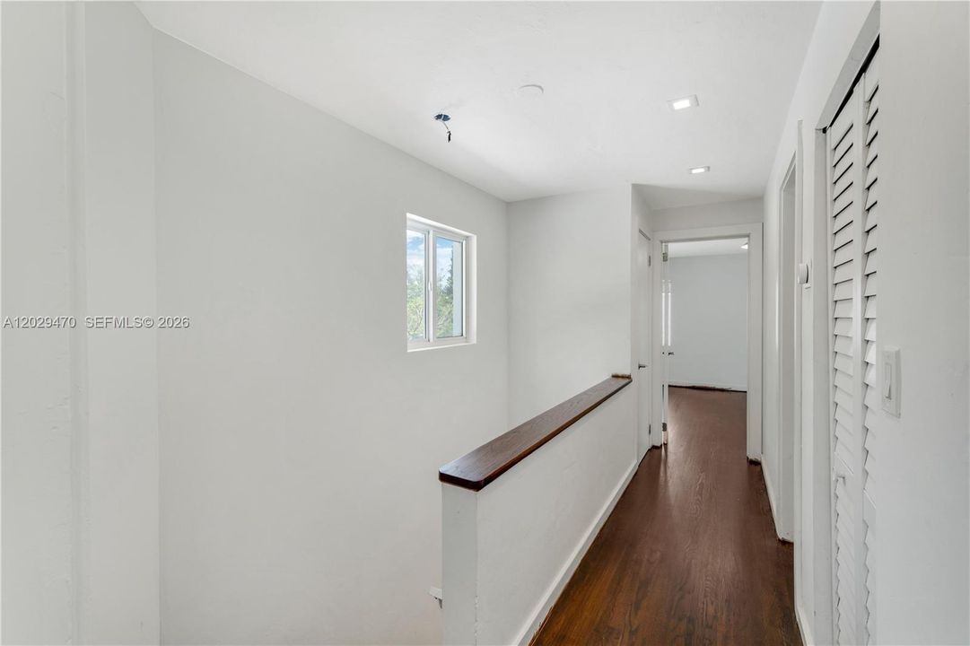 upstairs hallway