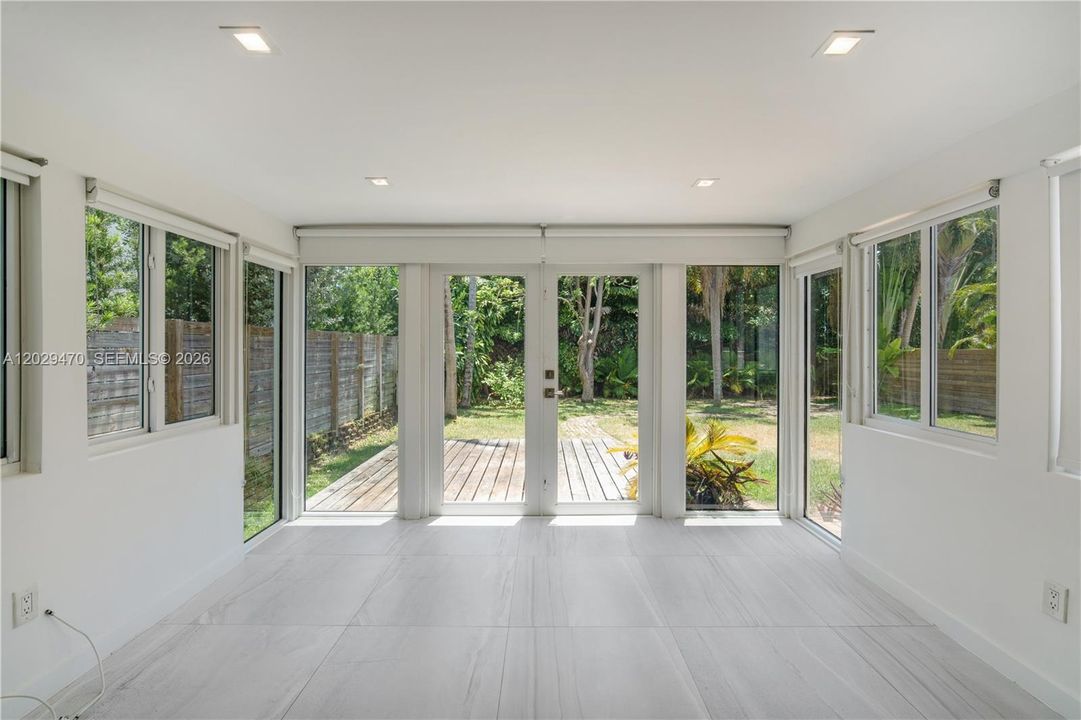 master bedroom sunroom/sitting area