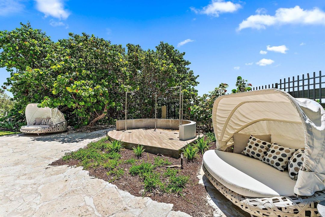 Outdoor Shower & Lounge Area