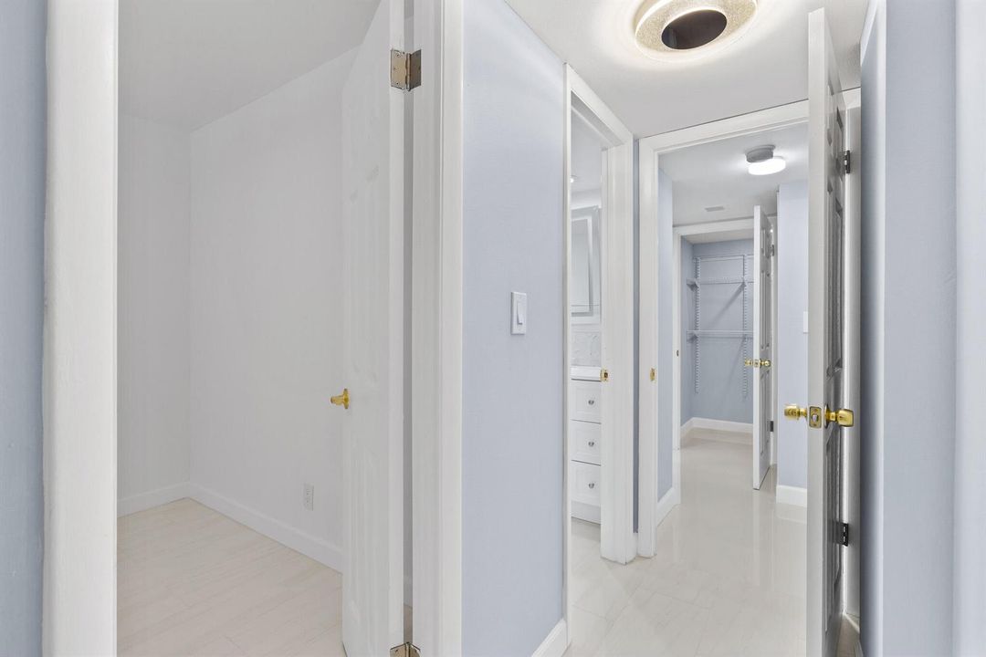 Hallway View to Baths