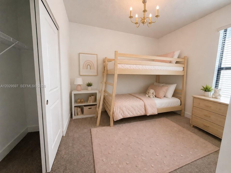 STAGED BEDROOM