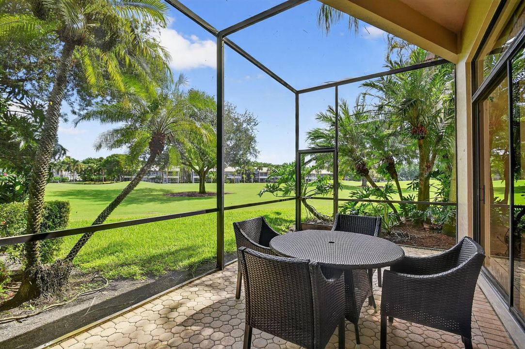 Covered & Screened Patio