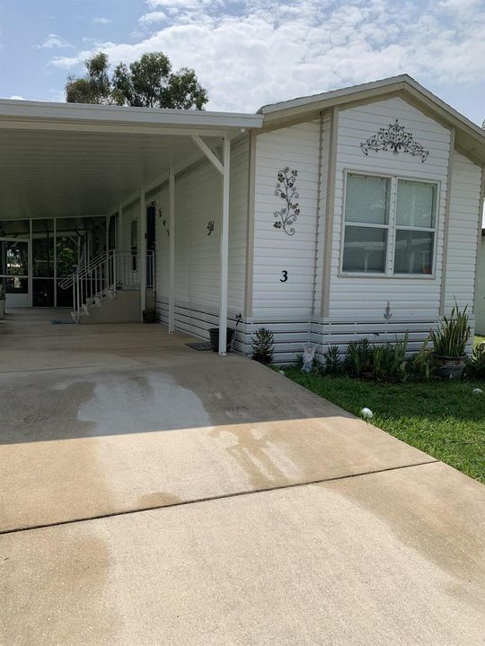 Carport Entrance