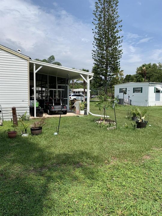 Covered Patio Grill Area