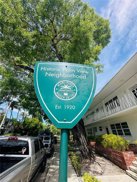 Historic Palm View N eighborhood