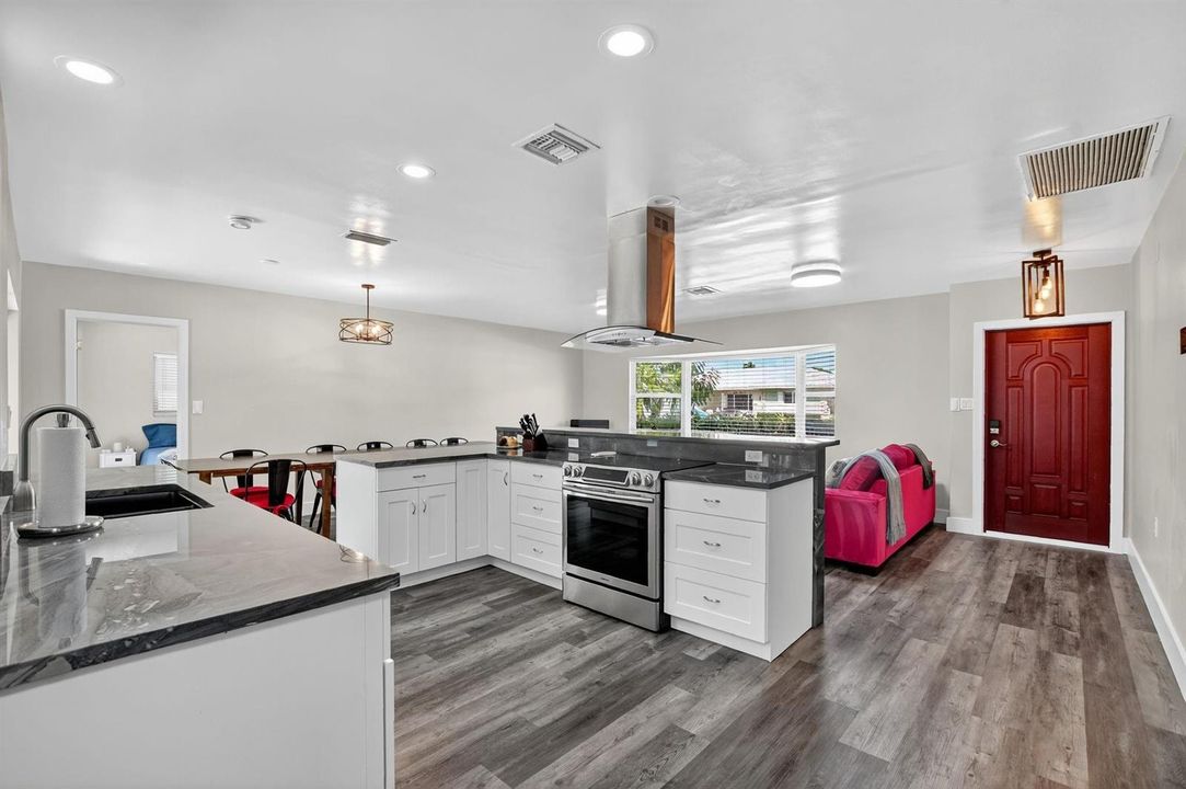 Updated designer kitchen