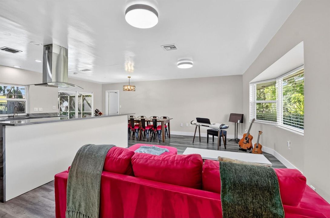 All rooms are filled with natural light