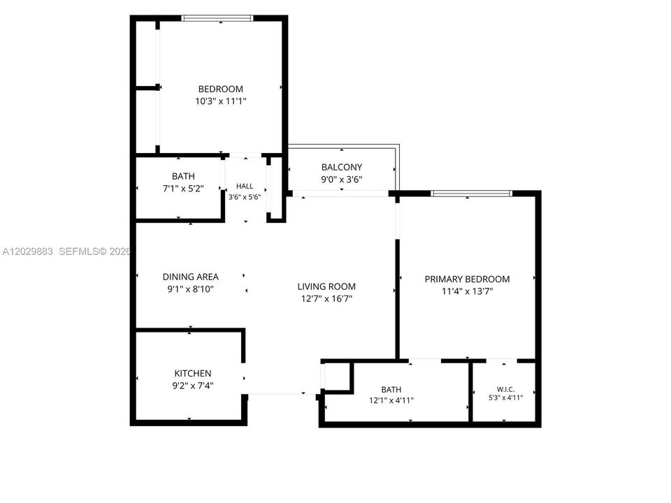 For Sale: $249,000 (2 beds, 2 baths, 898 Square Feet)