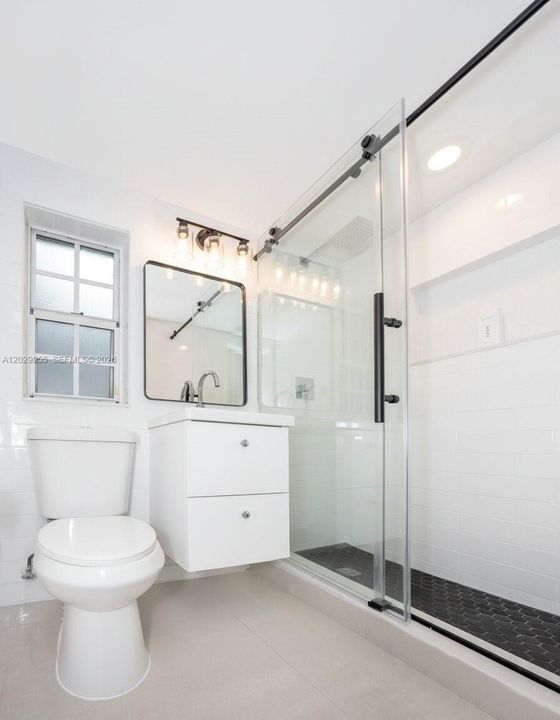 Fully remodeled bathrooms