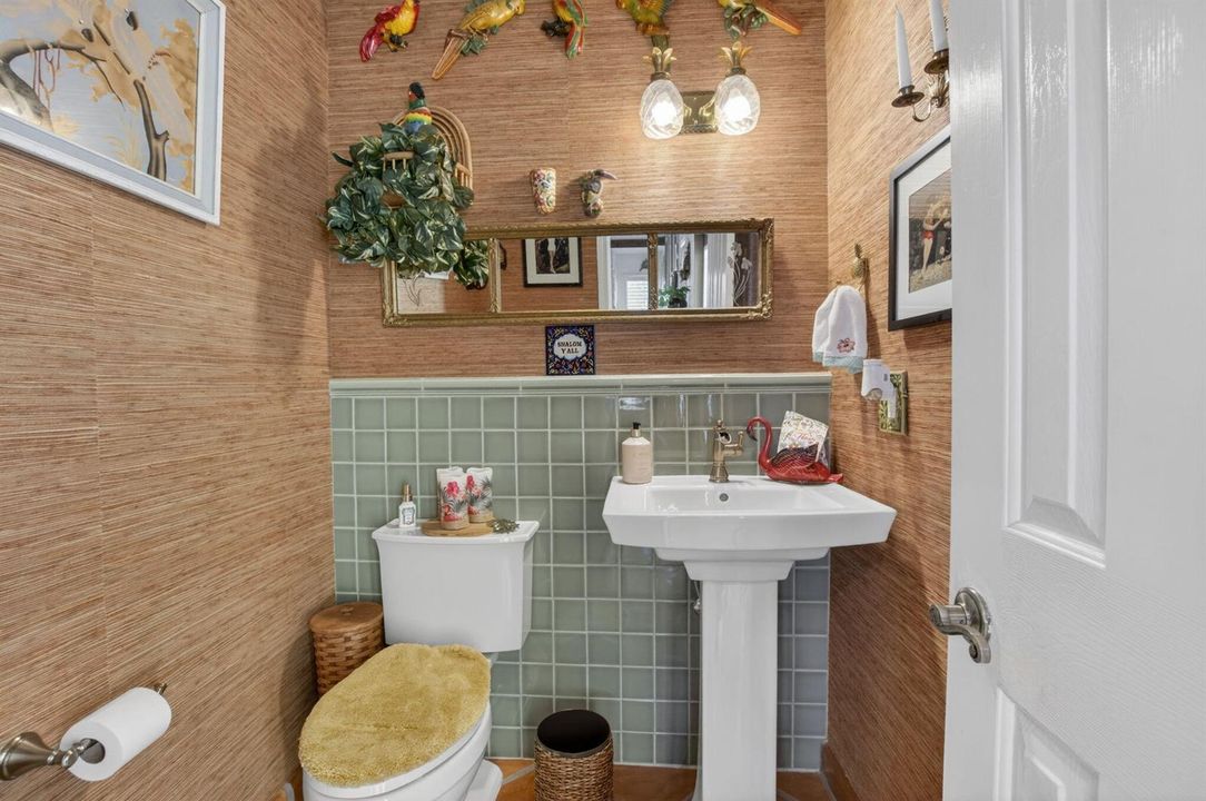 Half Bath off entry
