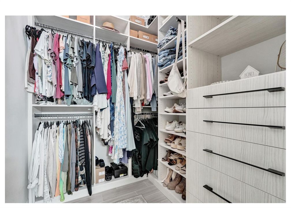 Custom Built In Closet