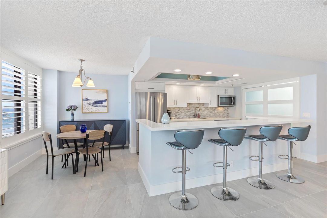 breakfast area