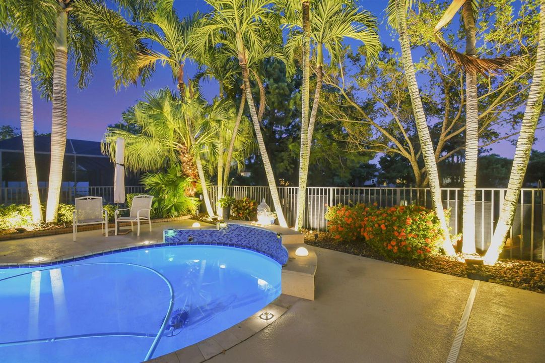lit landscaping