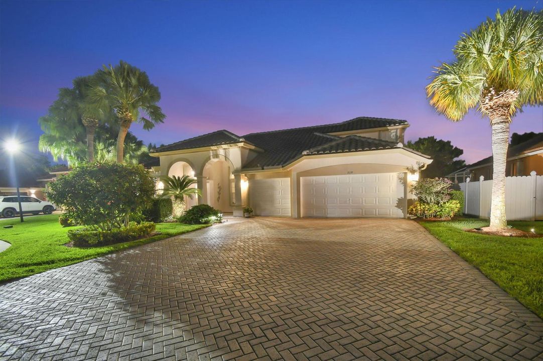 Expanded & long driveway