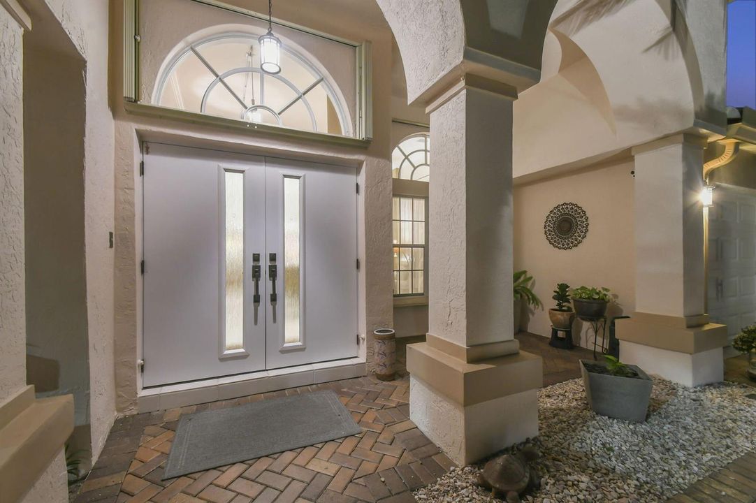 New impact double door entry