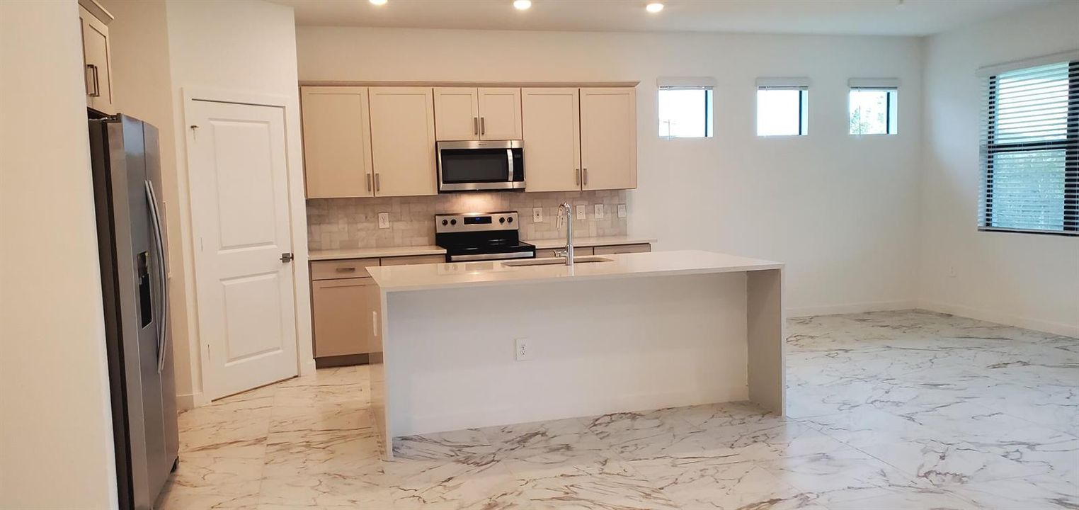 Kitchen and Dining view 1