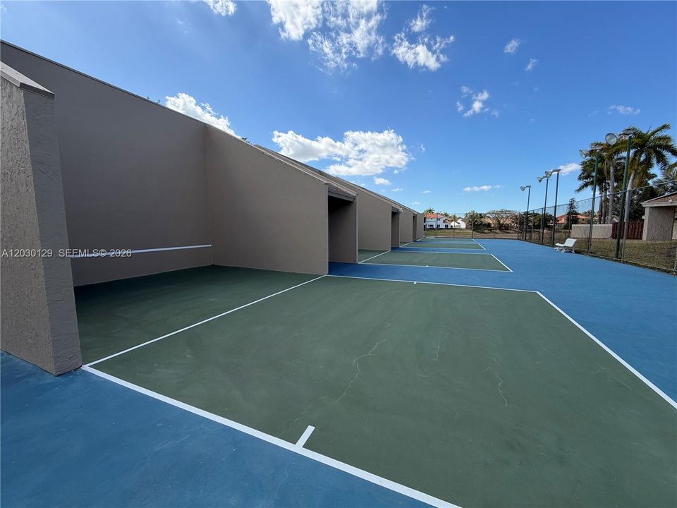 Racquet ball courts