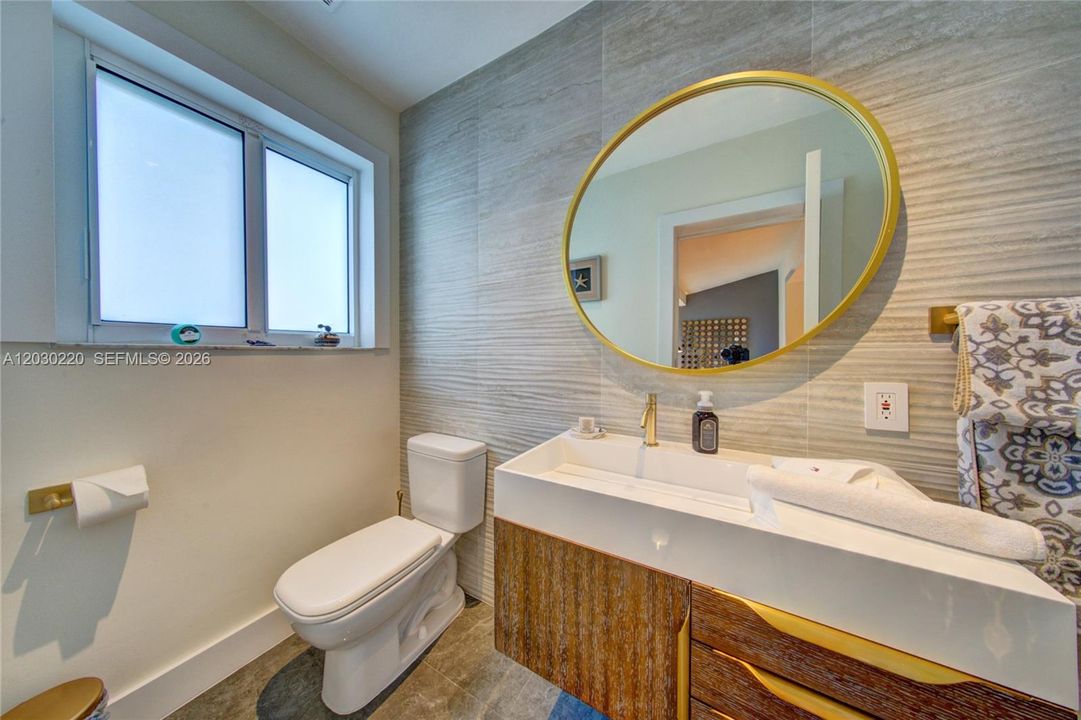 Luxury Half Bathroom for Visitors