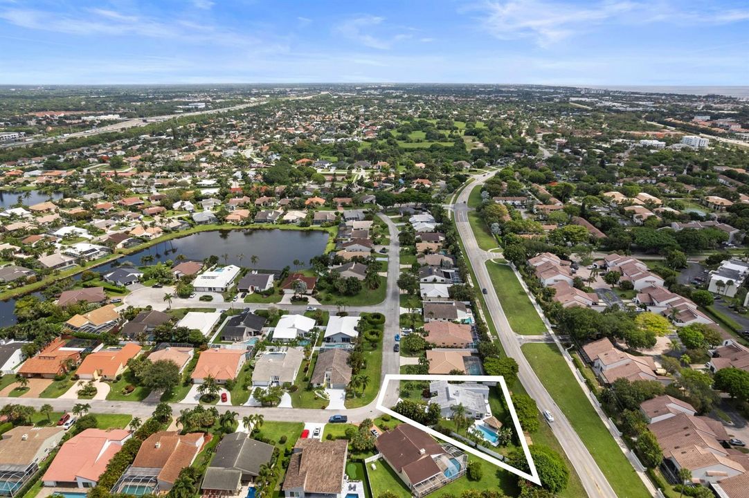 Aerial Neighborhood View