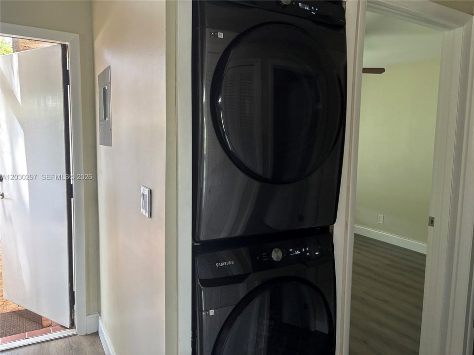 Laundry closet