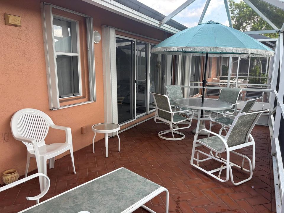 Screened patio
