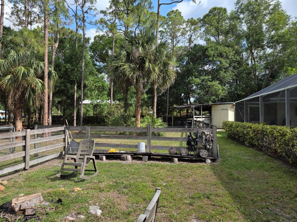Backyard and Stall