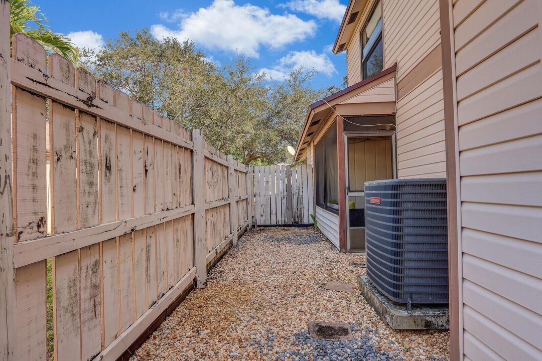 Fenced area