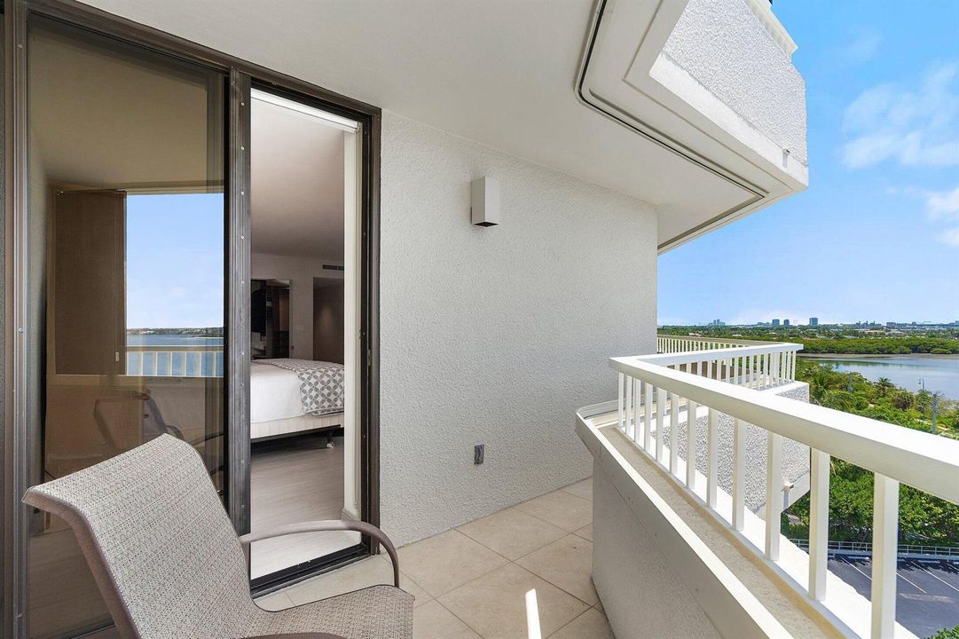 Balcony off Master
