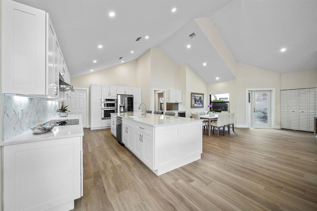 Open kitchen view
