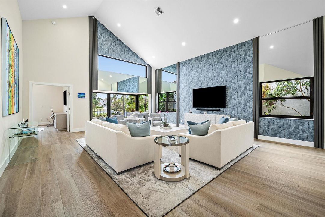 Natural light filled Living Room