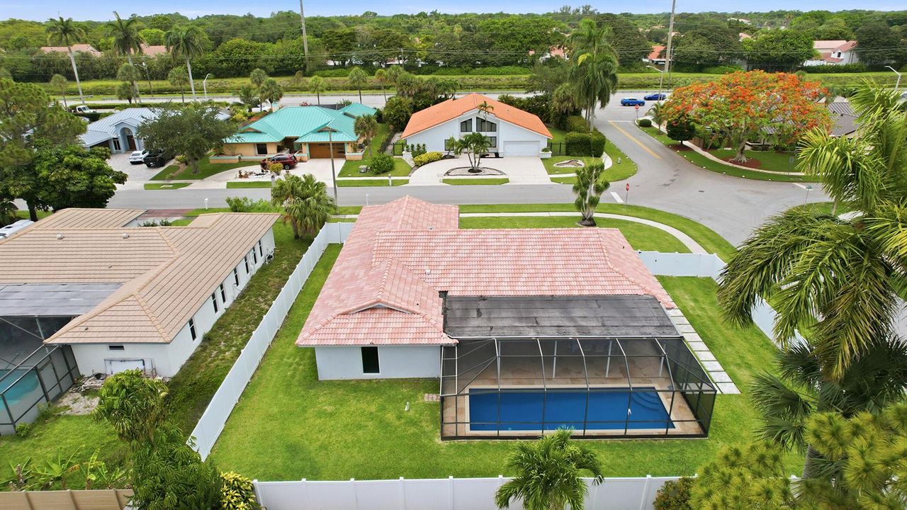 Aerial Back View
