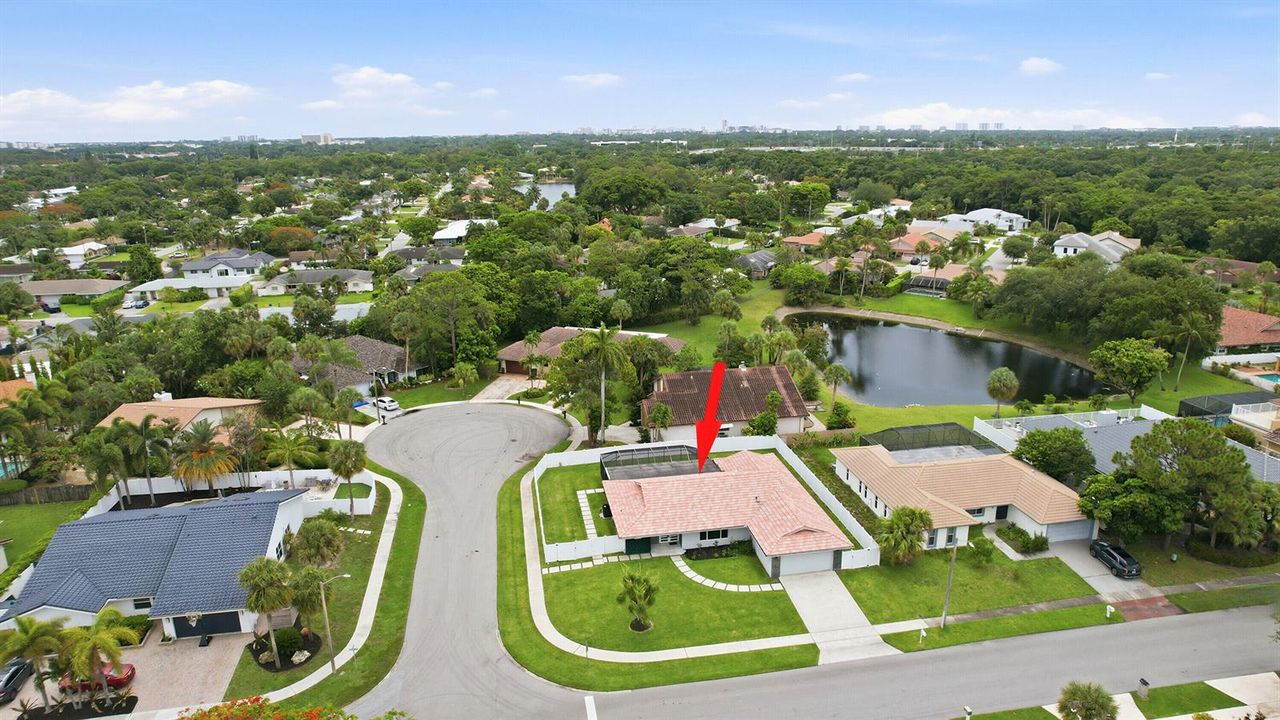 Aerial Neighborhood View