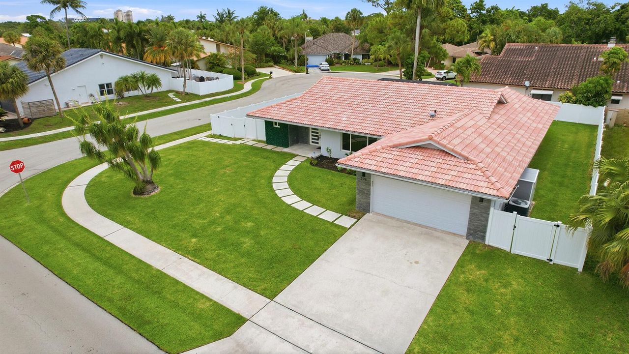 Aerial Front View