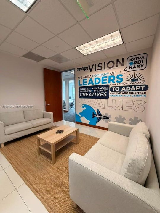 Reception area