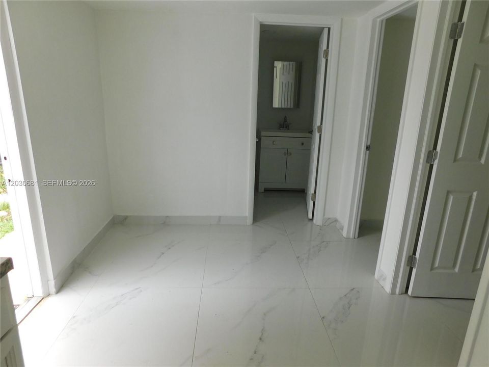 small dining area next to the kitchen