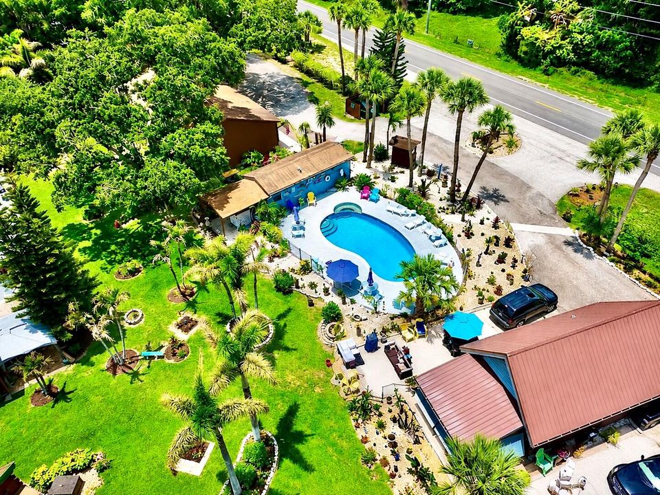Aerial Pool View