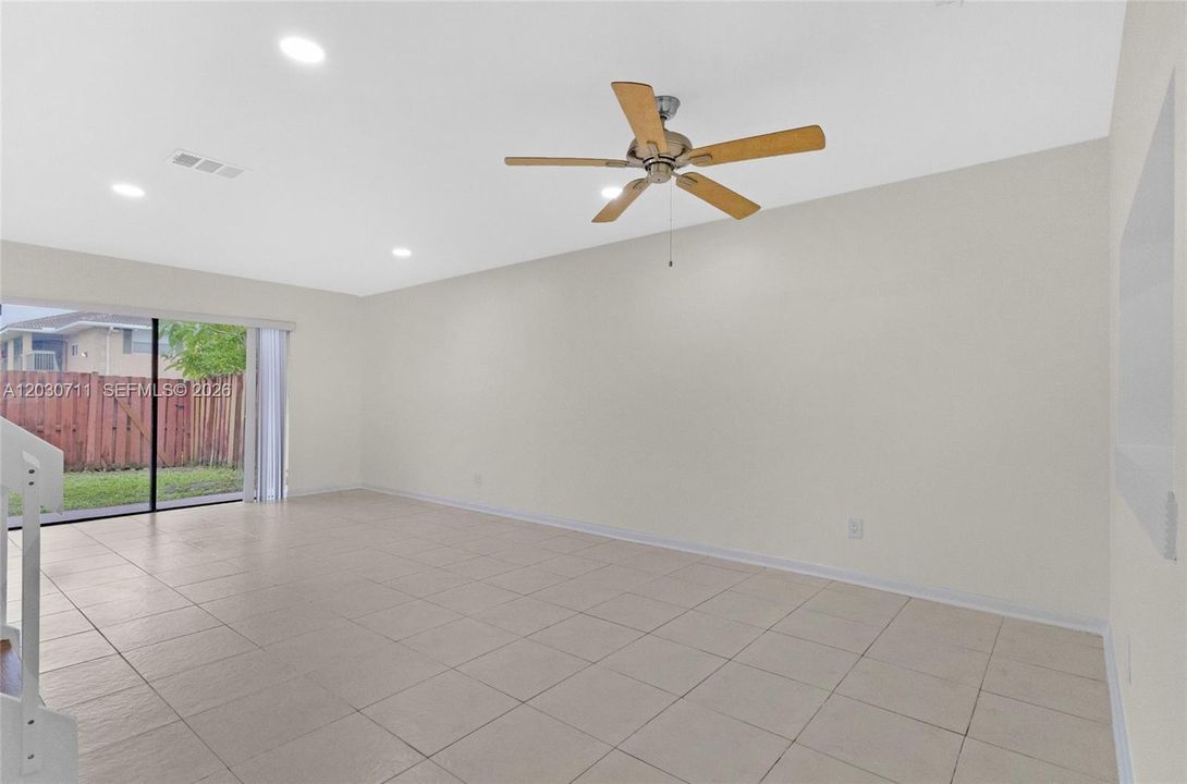 popcorn ceiling removed, freshly painted