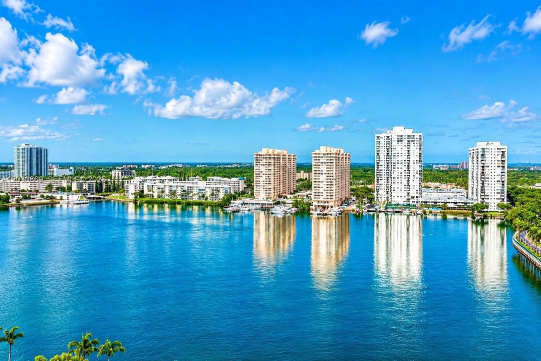 Digitally enhanced to show views on a sunny day
