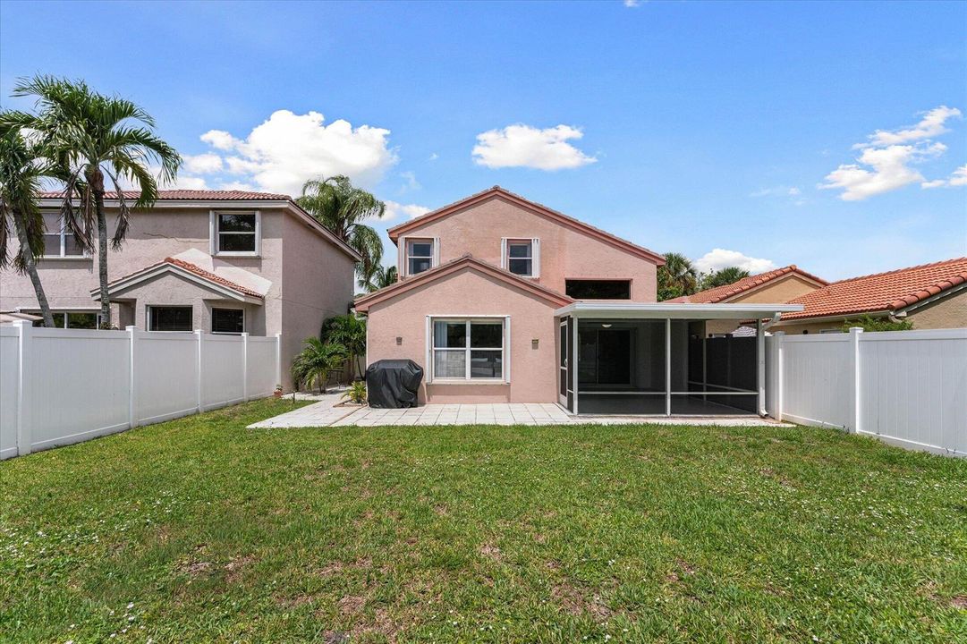 Back yard/Back of home