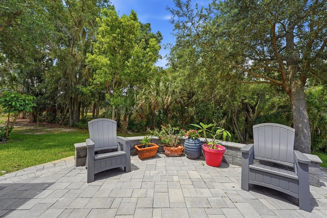 Outdoor Paver Area