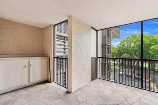 storage on patio