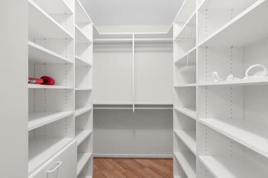 Primary walk-in closet